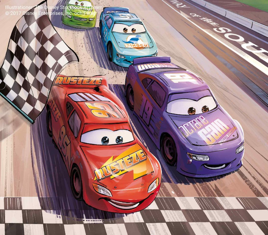 Bilar 3 bok Disney illustration