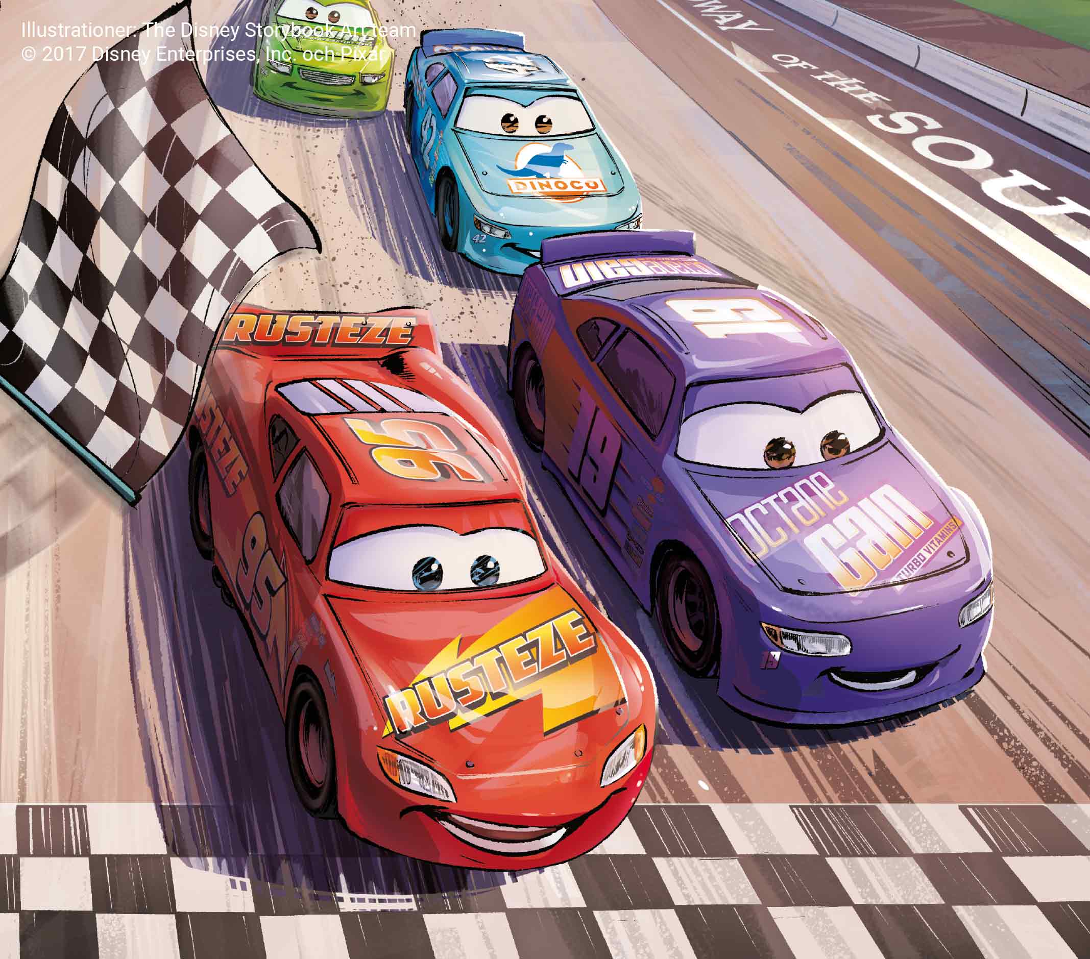 Bilar 3 bok Disney illustration