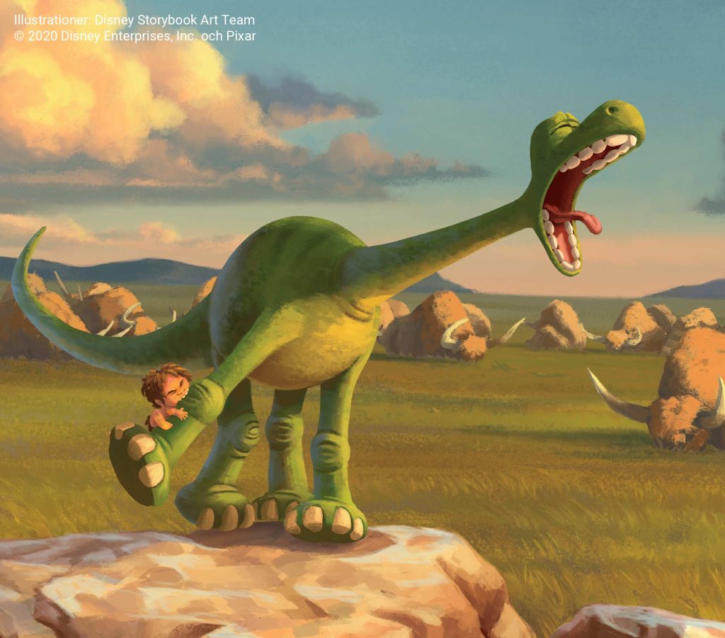Den goda dinosaurien bok Disney illustration