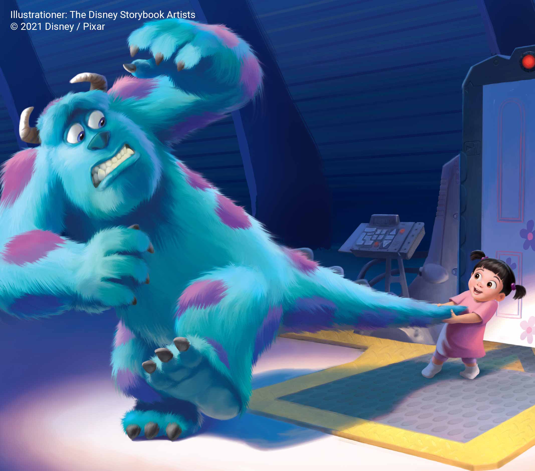 Monsters, Inc. bok Disney illustration