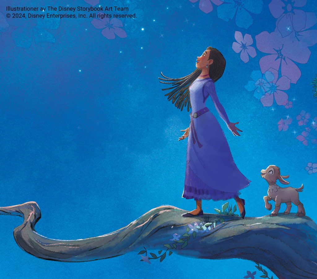 Önskan bok Disney illustration