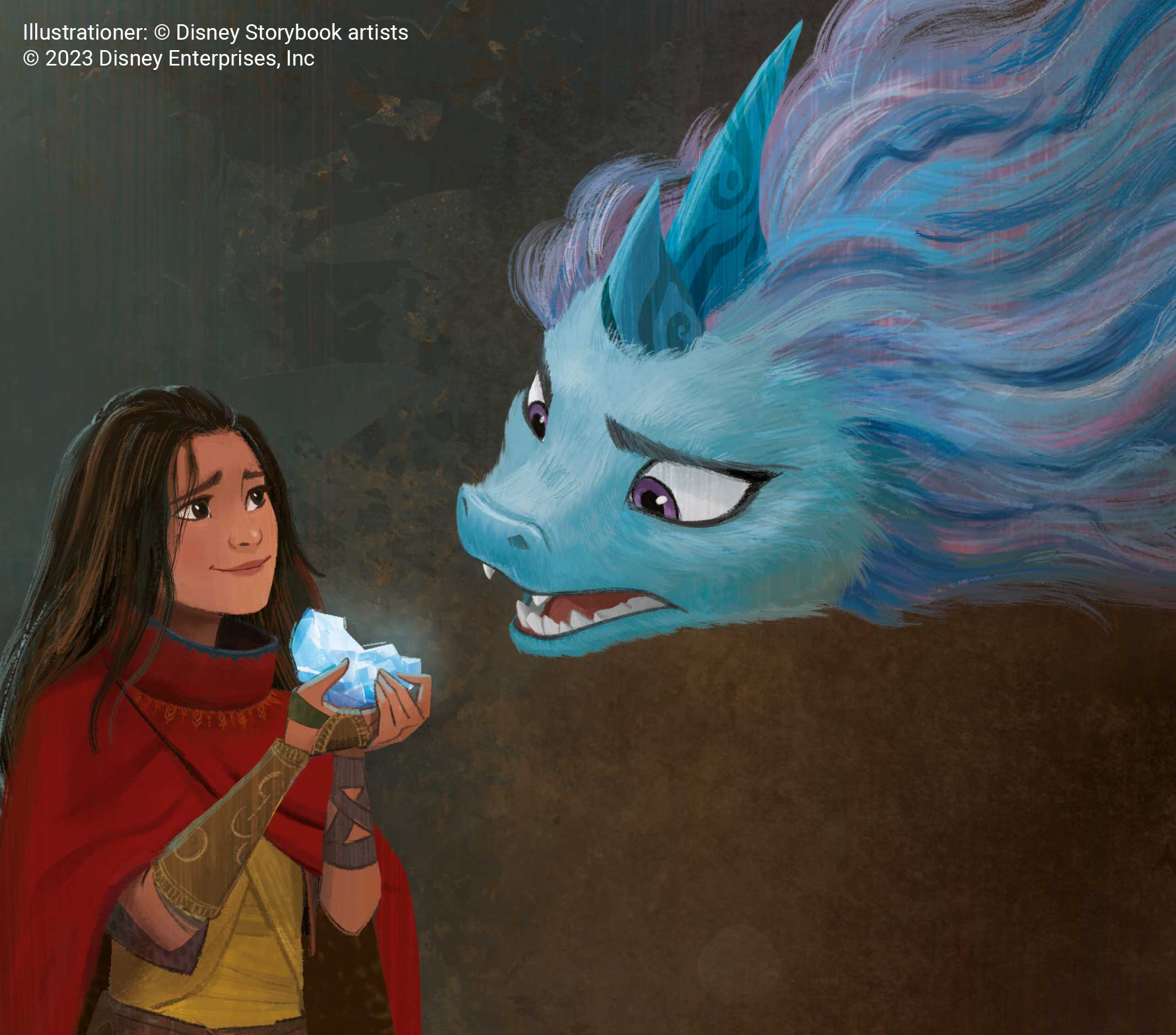 Raya bok Disney illustration