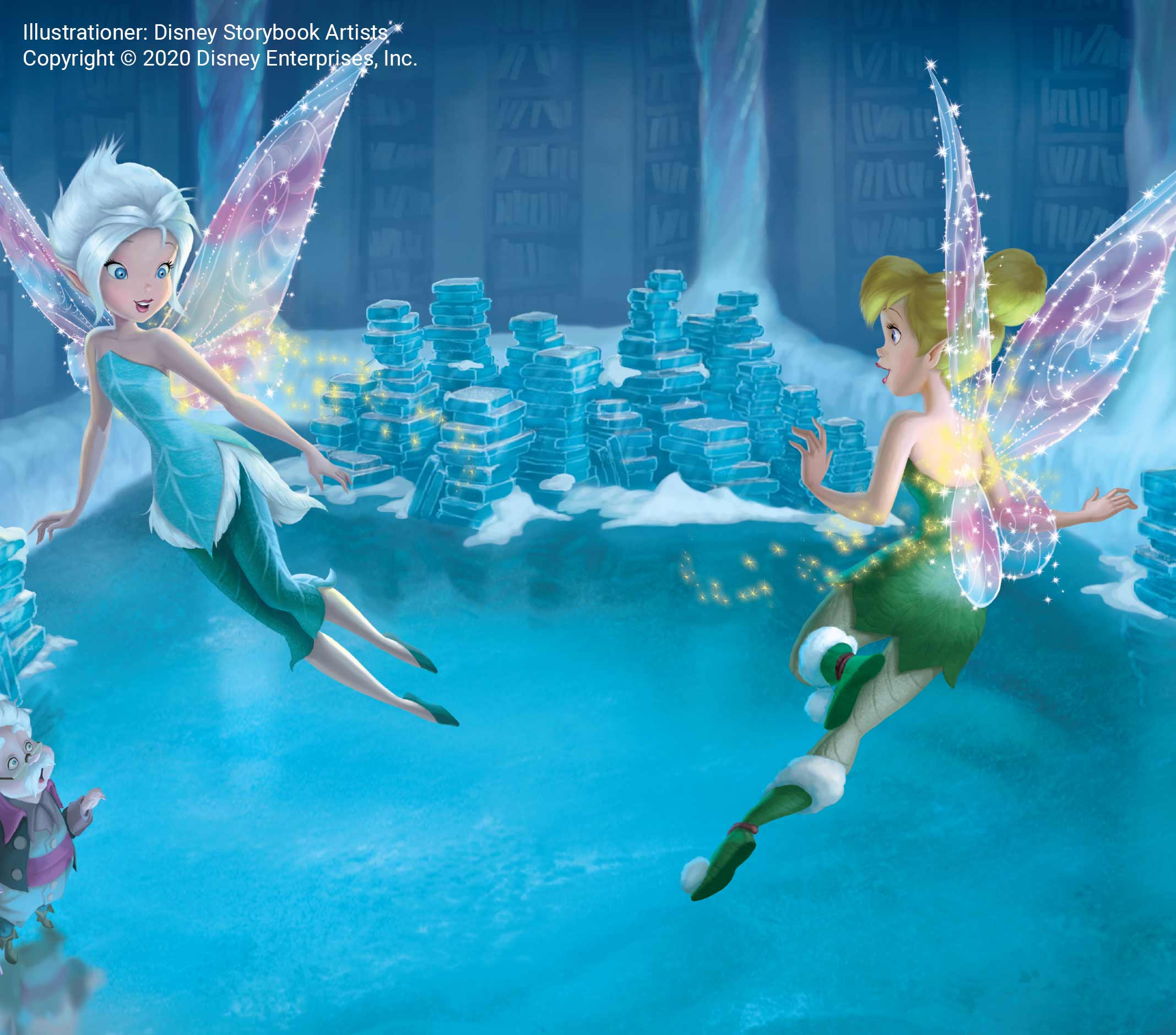 Tingeling Vingarnas Hemlighet bok Disney illustration