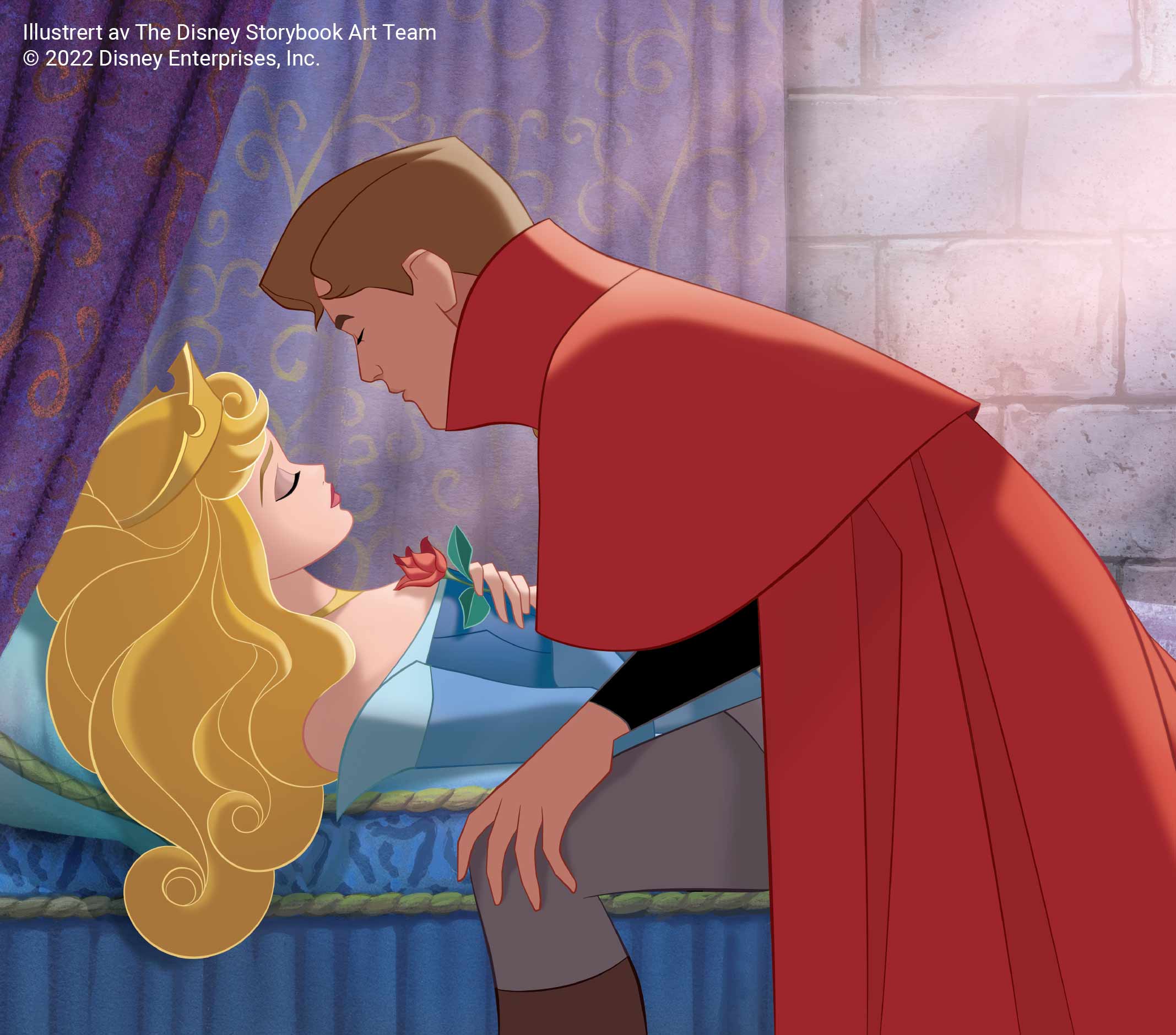 Törnrosa bok Disney illustration