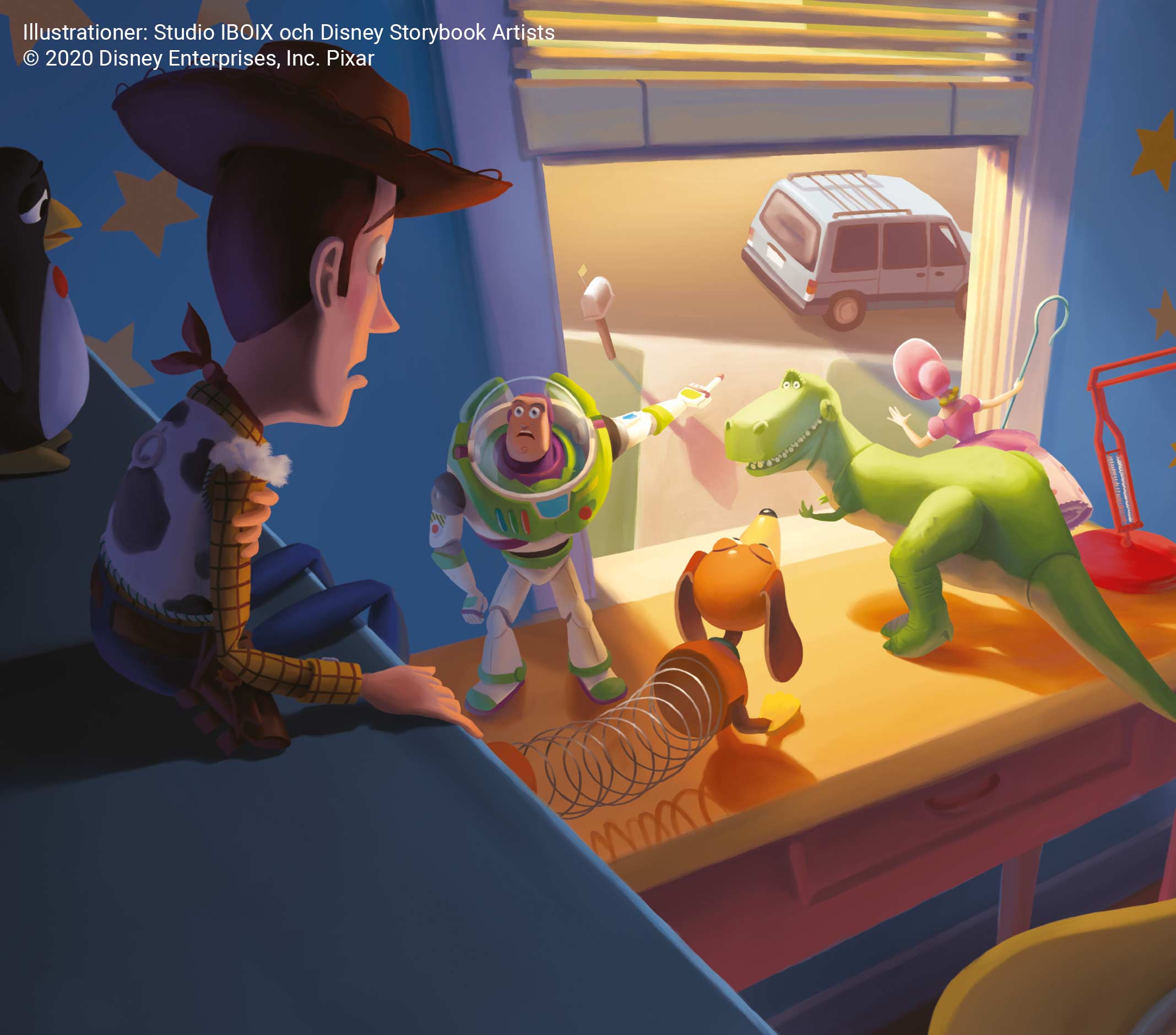 Toy Story 2 bok Disney illustration