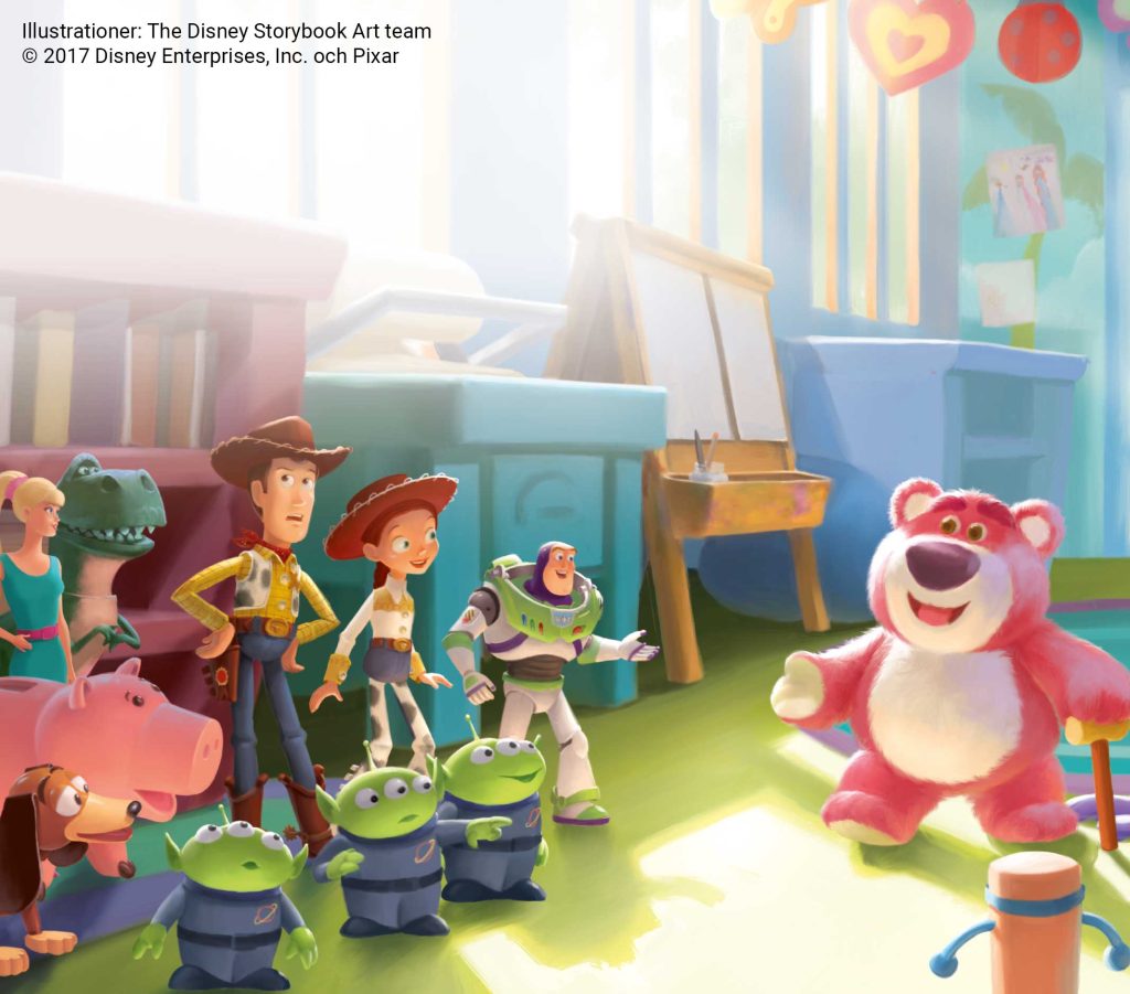 Toy Story 3 bok Disney illustration