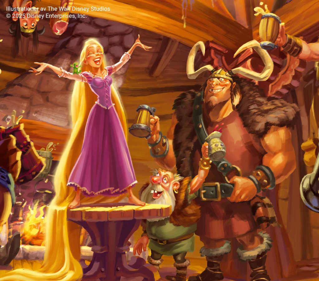 Trassel bok Disney illustration