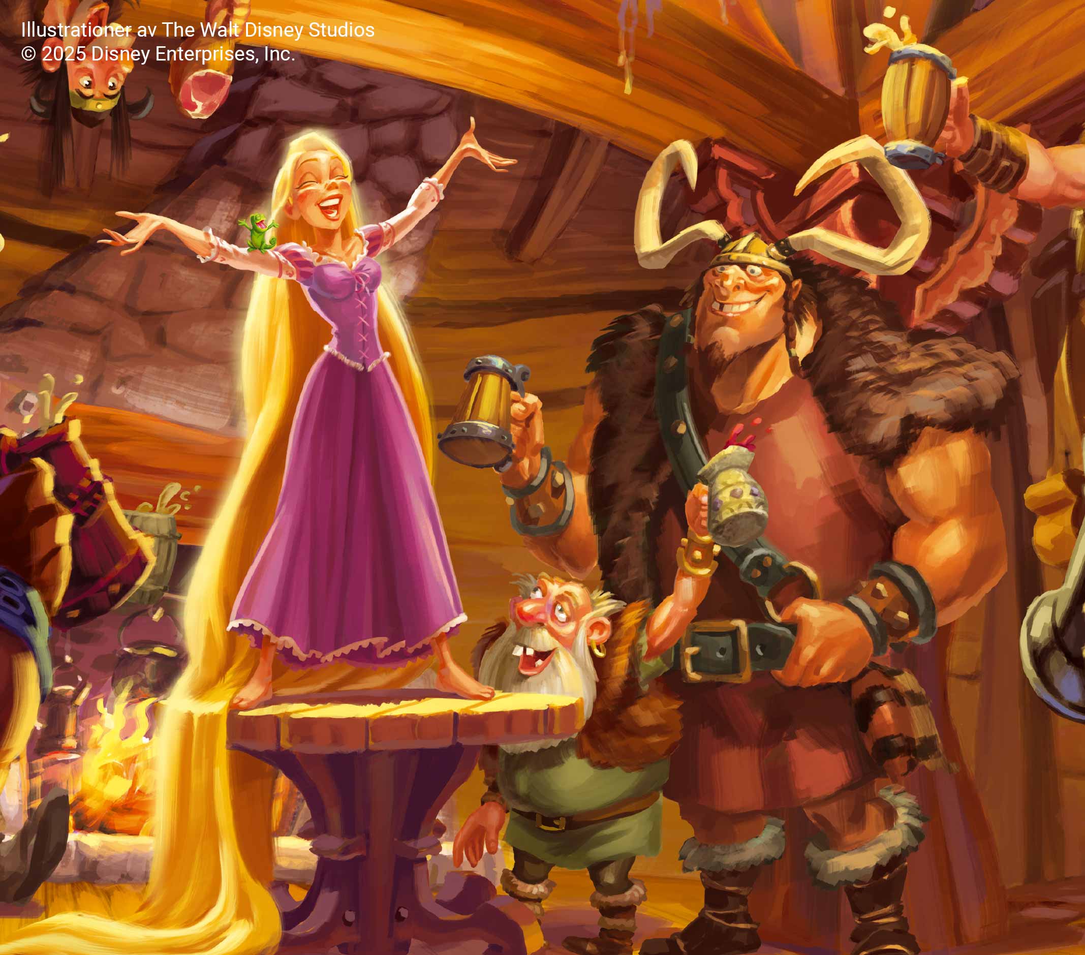 Trassel bok Disney illustration