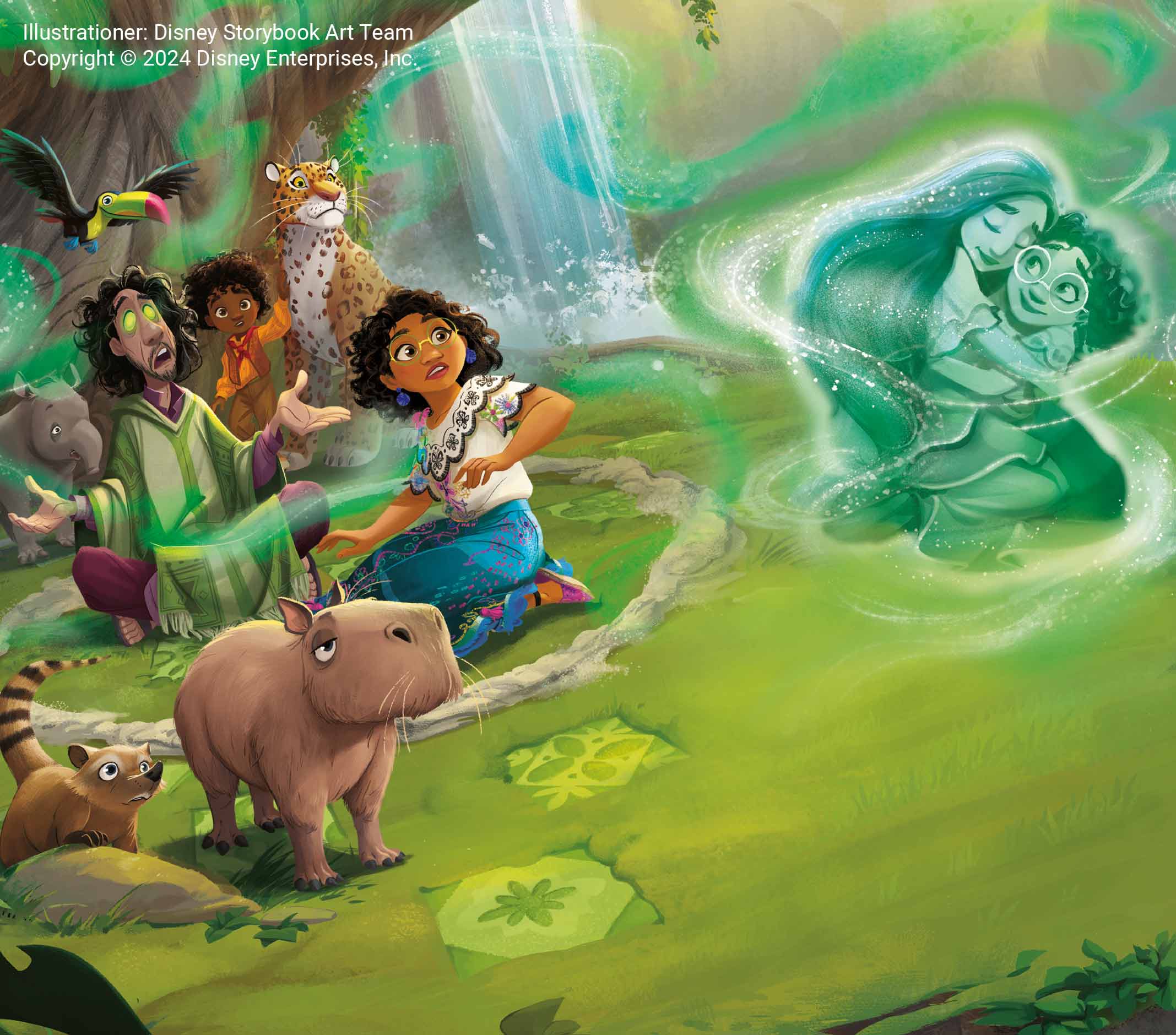 Encanto bok Disney illustration