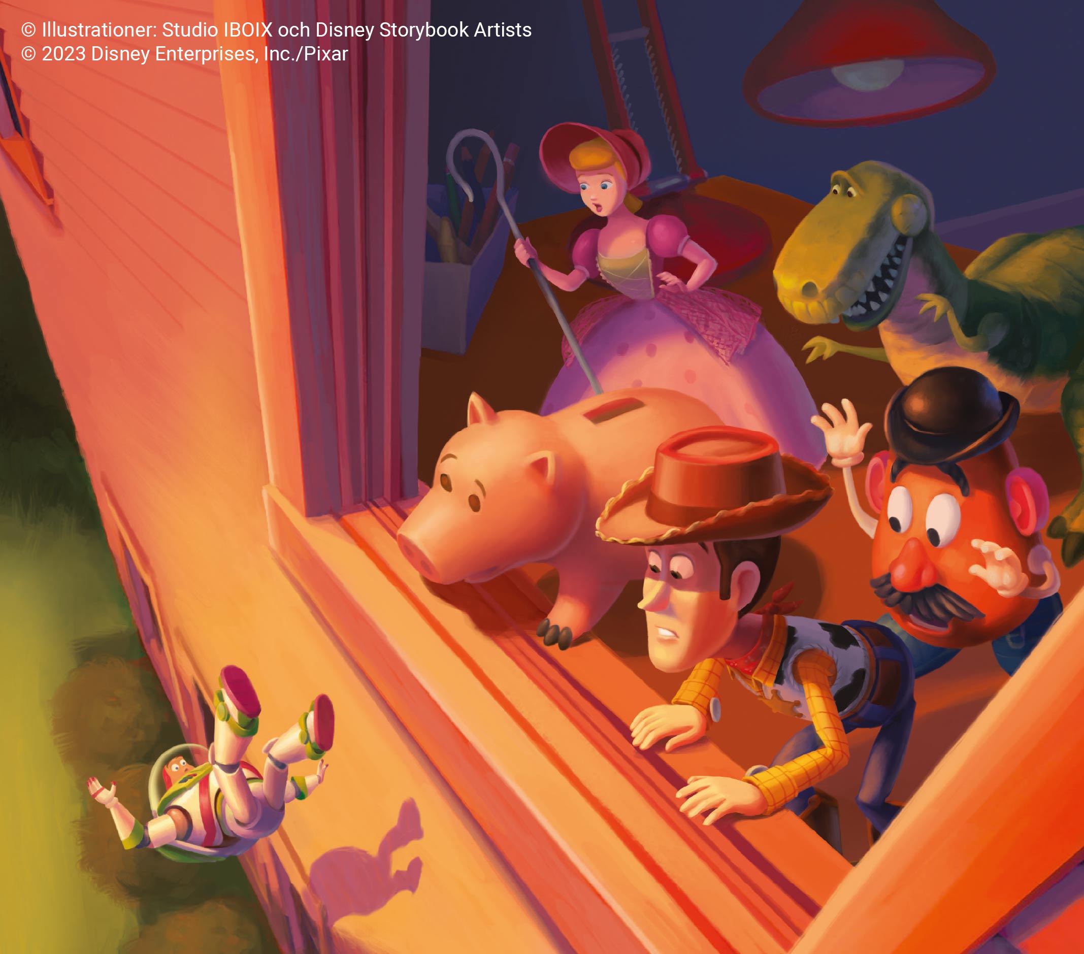 Toy Story bok Disney illustration
